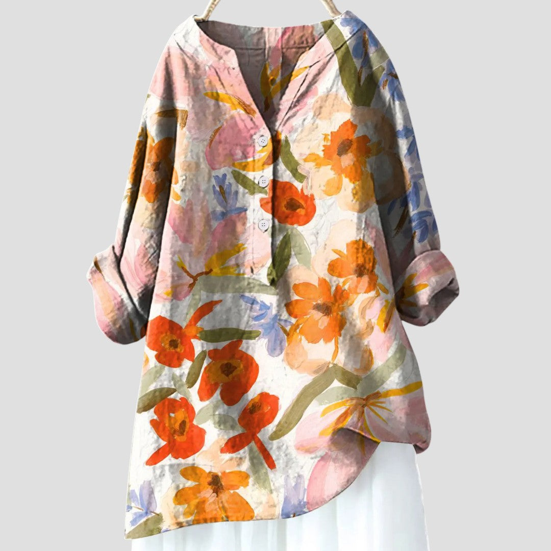 Daira™ | Blusa Lunga Floreale Elegante