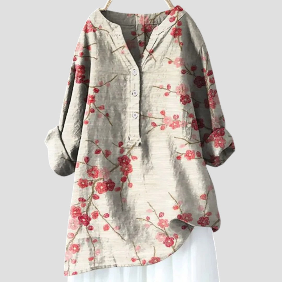 Daira™ | Blusa Lunga Floreale Elegante