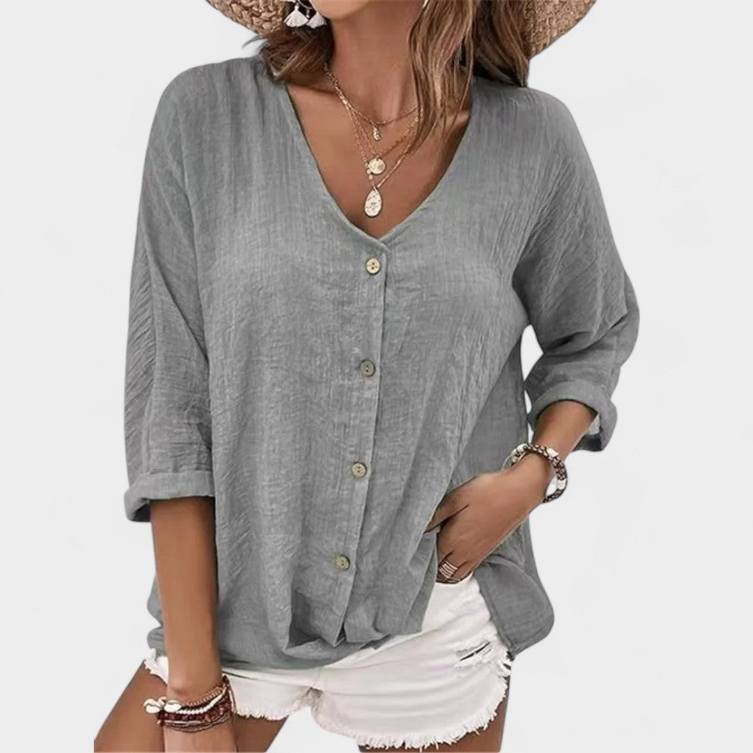 CARLA | CAMICIA RILASSATA CON BOTTONI