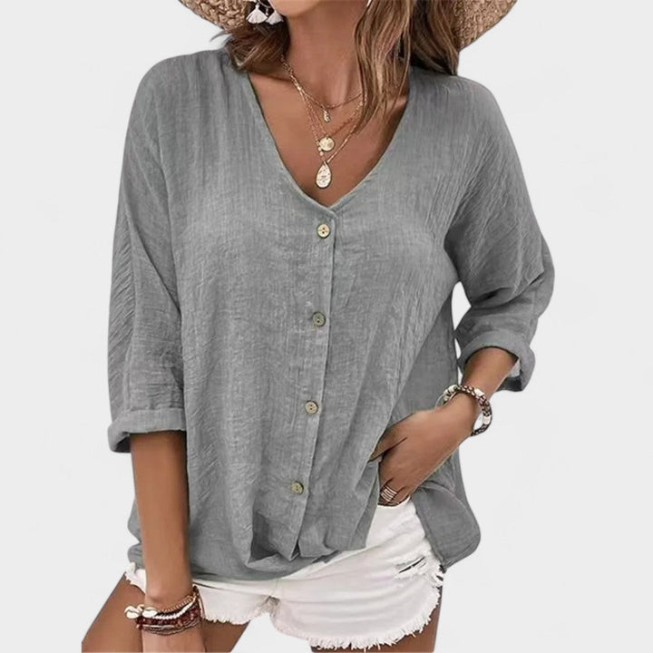 CARLA | CAMICIA RILASSATA CON BOTTONI