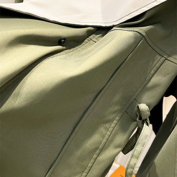 BELMONTE MILANO | GIACCA BICOLORE CON COLLETTO AMPIO