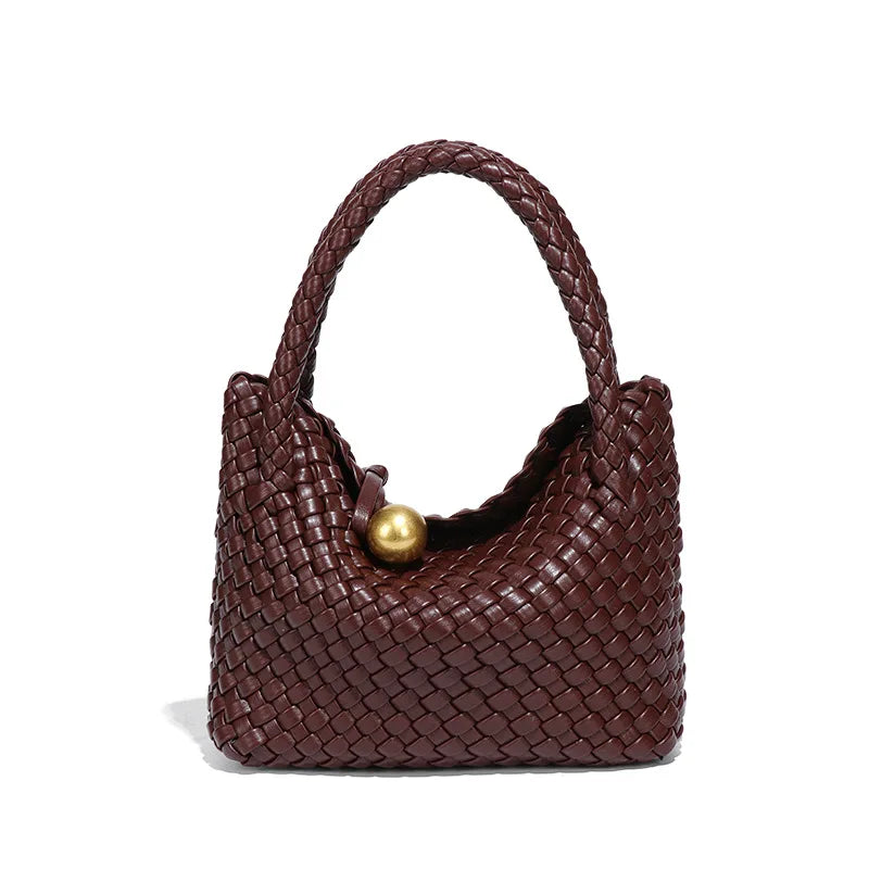 ASTRID | ELEGANT WOVEN LEATHER BAG