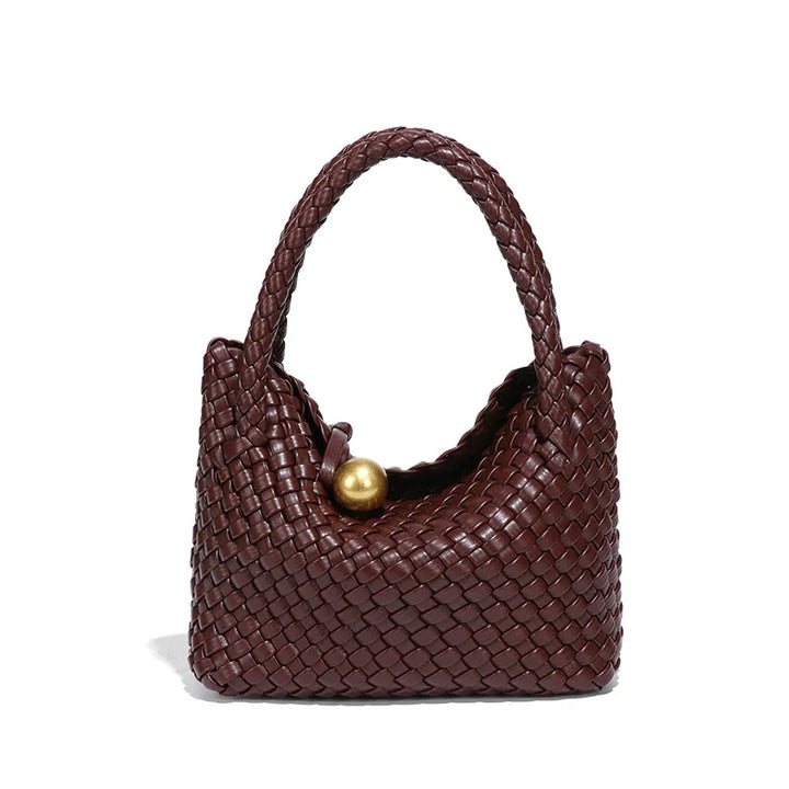 ASTRID | ELEGANT WOVEN LEATHER BAG