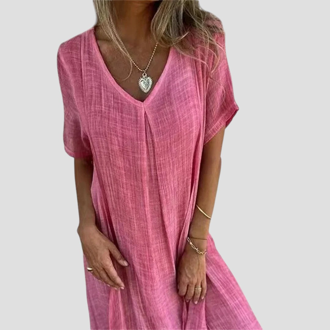 Isabella™ | Abito Estivo con Scollo a V Stile Vintage