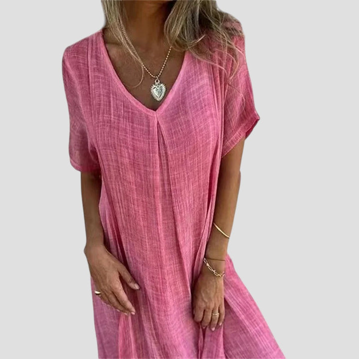 Isabella™ | Abito Estivo con Scollo a V Stile Vintage