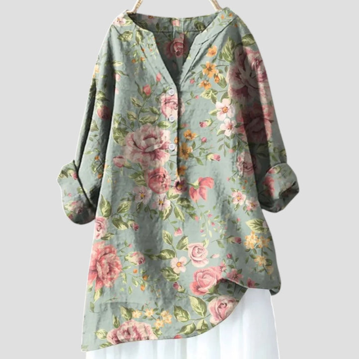 Daira™ | Blusa Lunga Floreale Elegante
