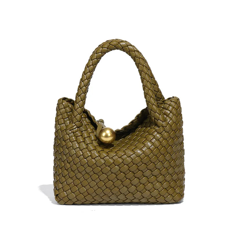 ASTRID | ELEGANT WOVEN LEATHER BAG
