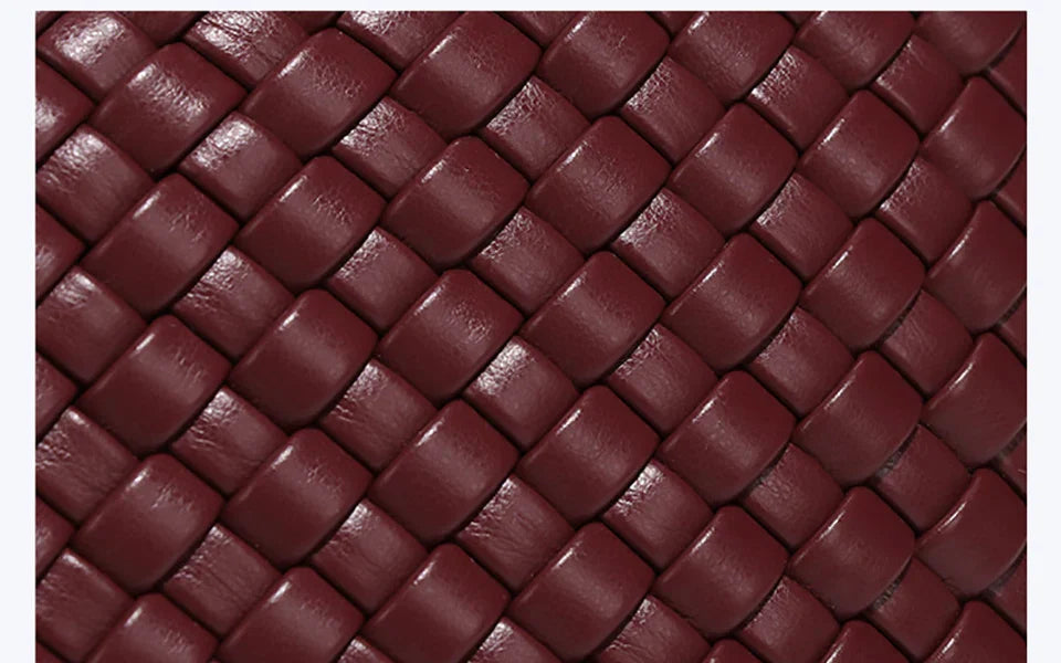 ASTRID | ELEGANT WOVEN LEATHER BAG