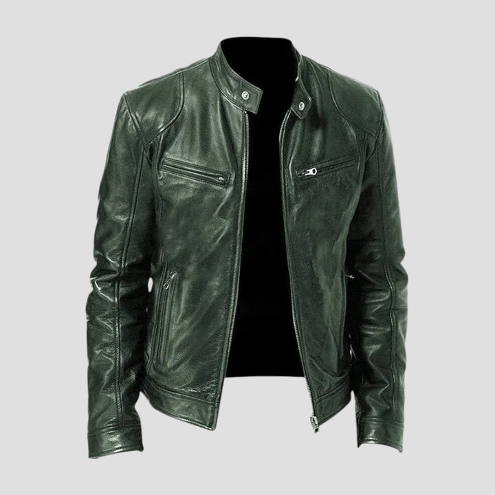 Enzo | Giacca in Pelle Casual dallo Stile Senza Tempo