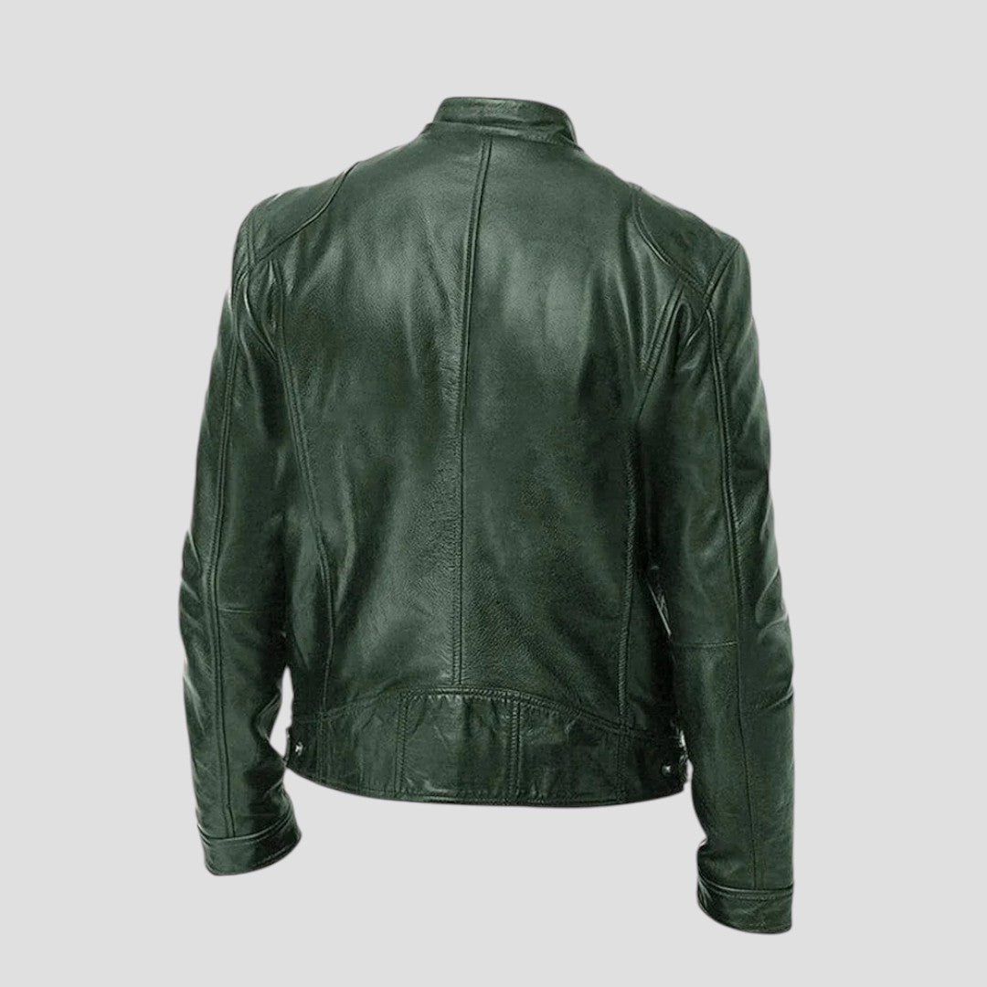 Enzo | Giacca in Pelle Casual dallo Stile Senza Tempo