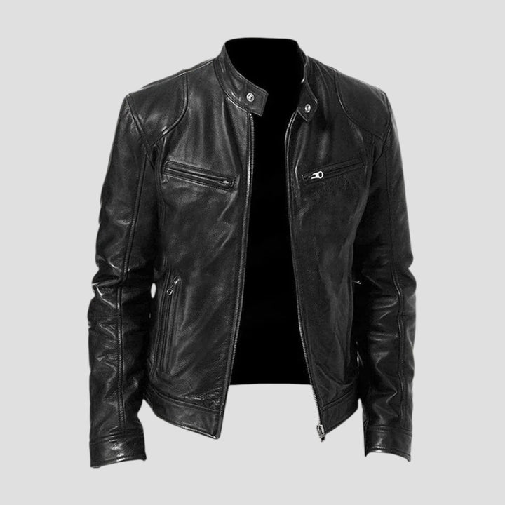 Enzo | Giacca in Pelle Casual dallo Stile Senza Tempo