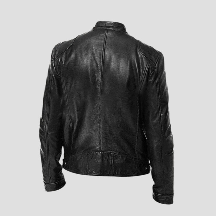 Enzo | Giacca in Pelle Casual dallo Stile Senza Tempo