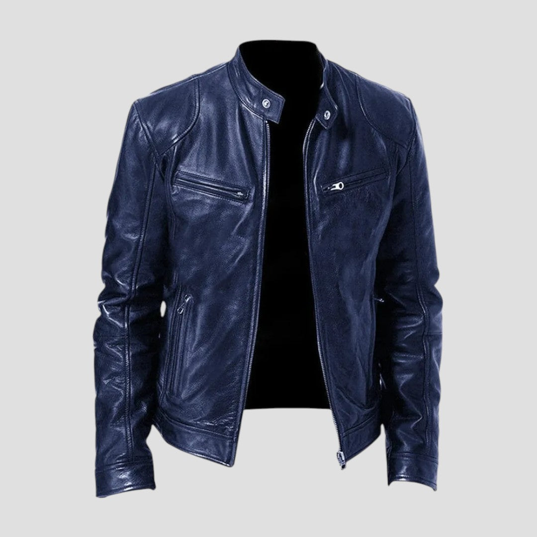 Enzo | Giacca in Pelle Casual dallo Stile Senza Tempo