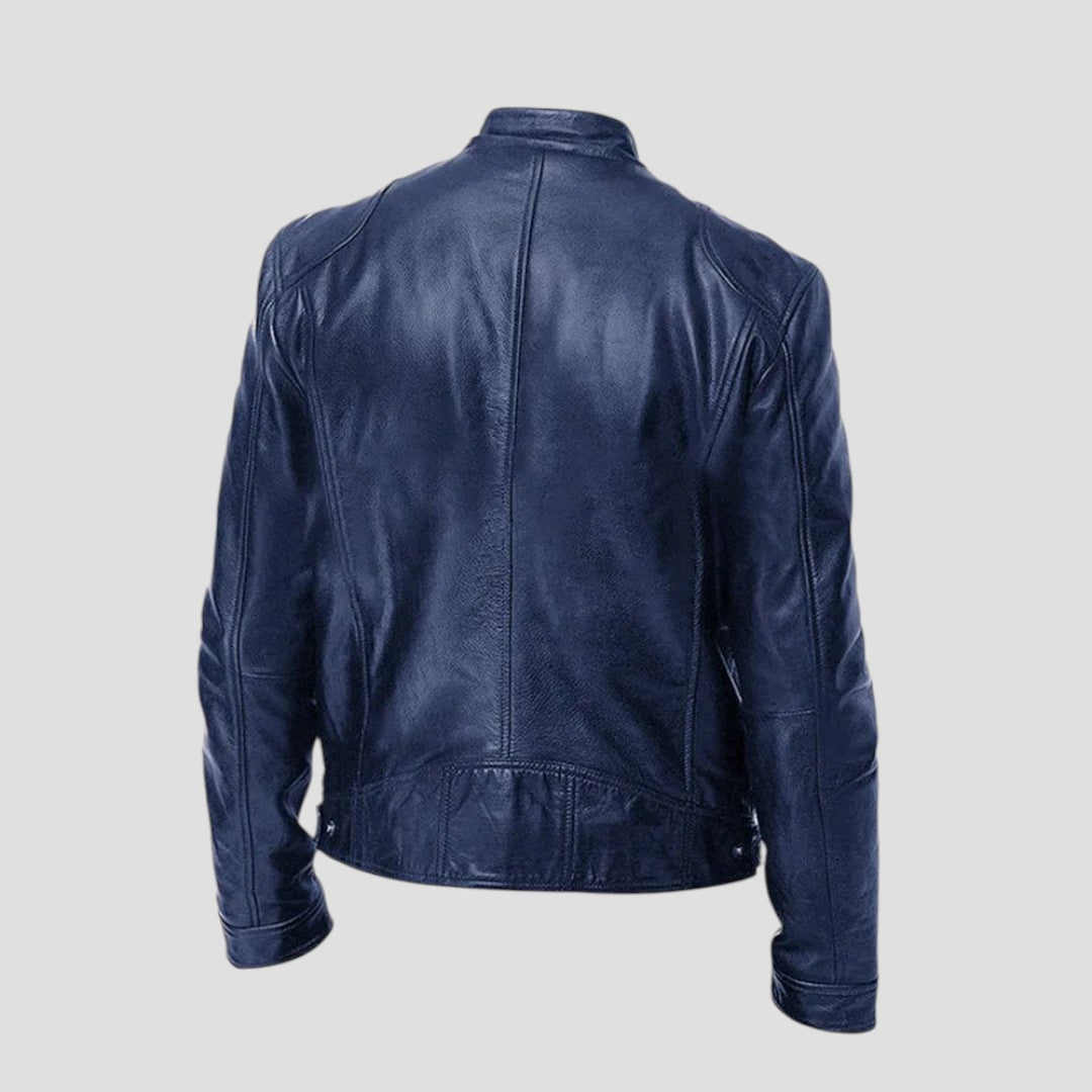 Enzo | Giacca in Pelle Casual dallo Stile Senza Tempo