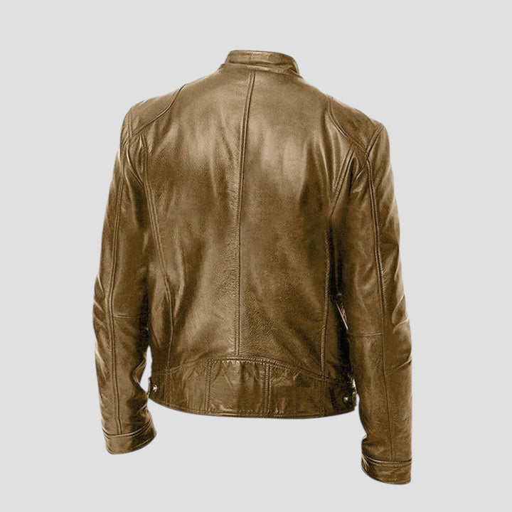 Enzo | Giacca in Pelle Casual dallo Stile Senza Tempo