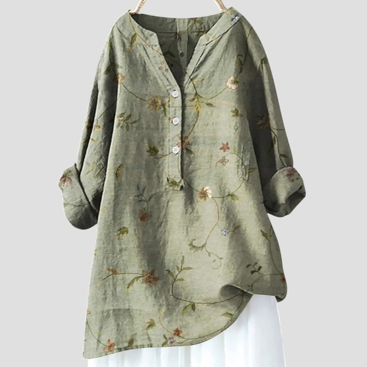 Daira™ | Blusa Lunga Floreale Elegante