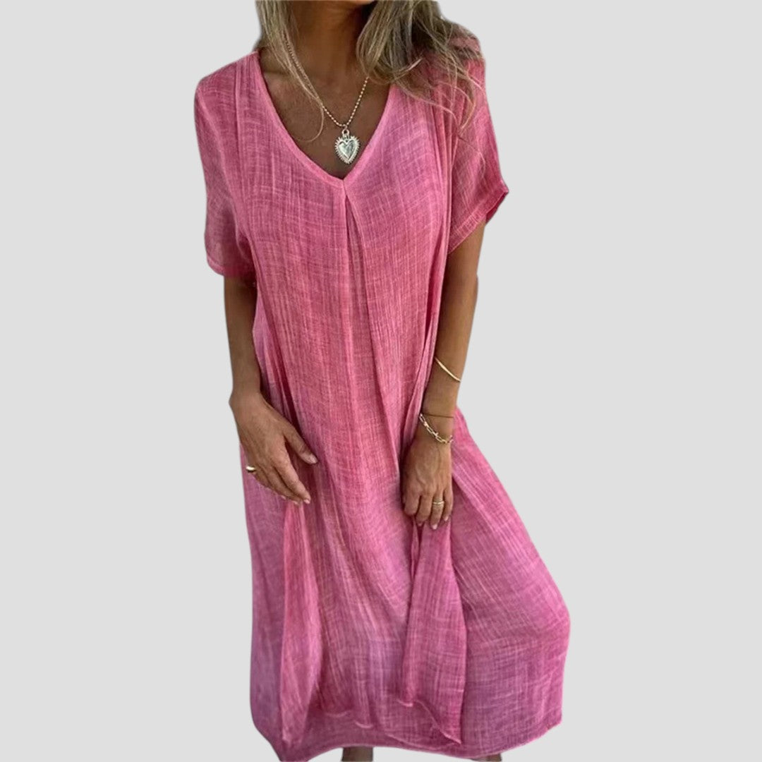 Isabella™ | Abito Estivo con Scollo a V Stile Vintage
