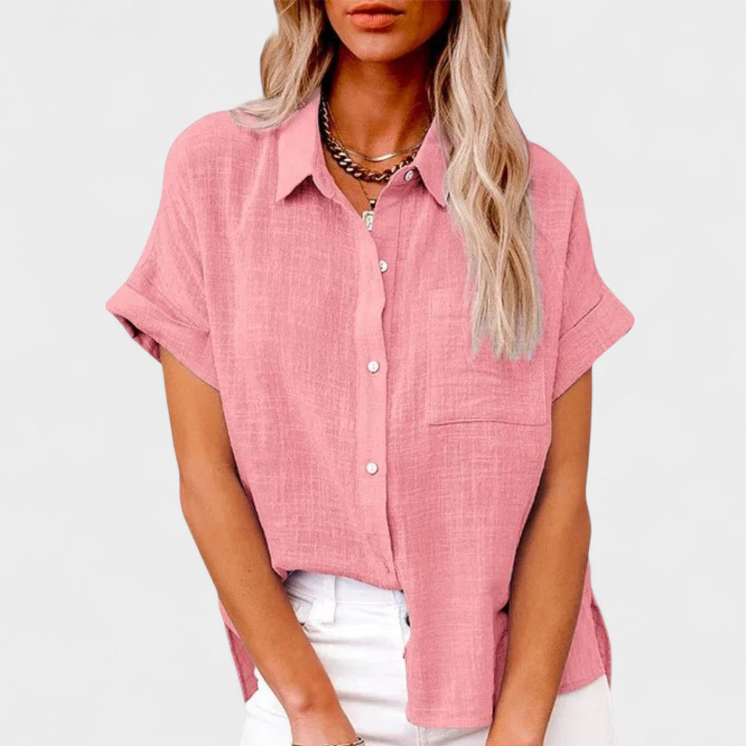 BELMONTE MILANO | BLUSA CON BOTTONI RILASSATA