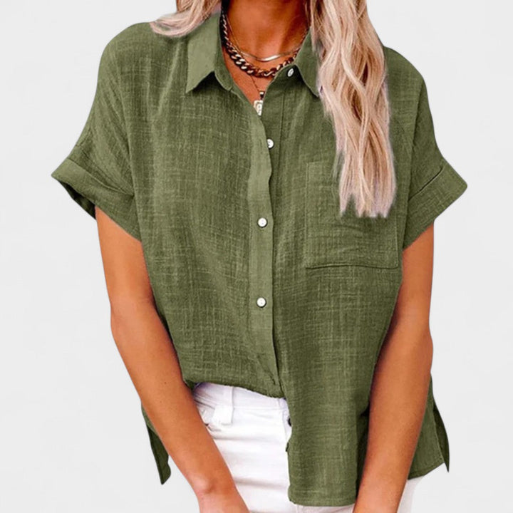 BELMONTE MILANO | BLUSA CON BOTTONI RILASSATA