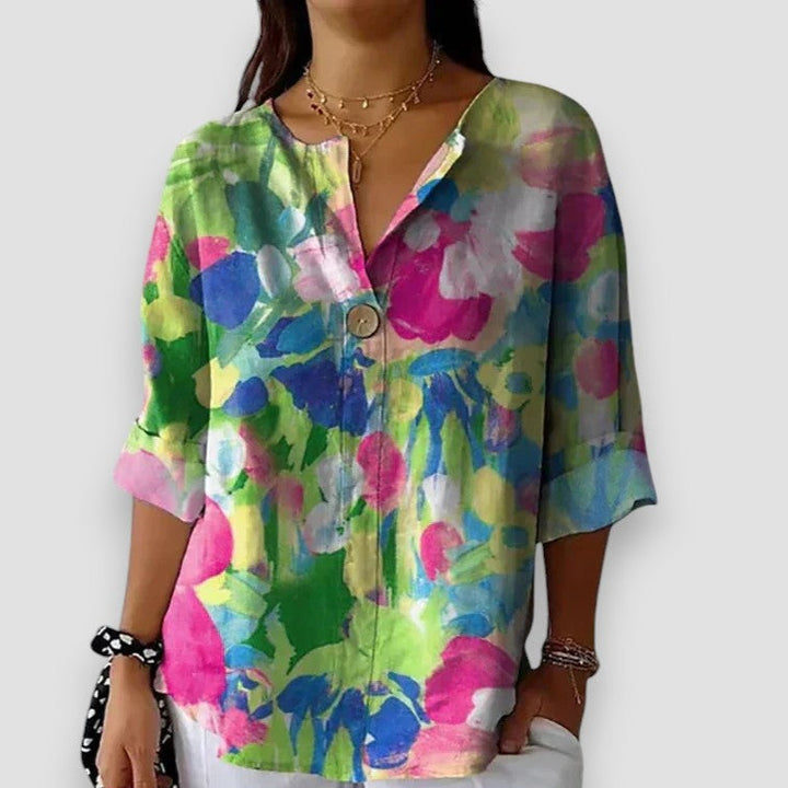 Elenora | Blusa Vintage a Fiori