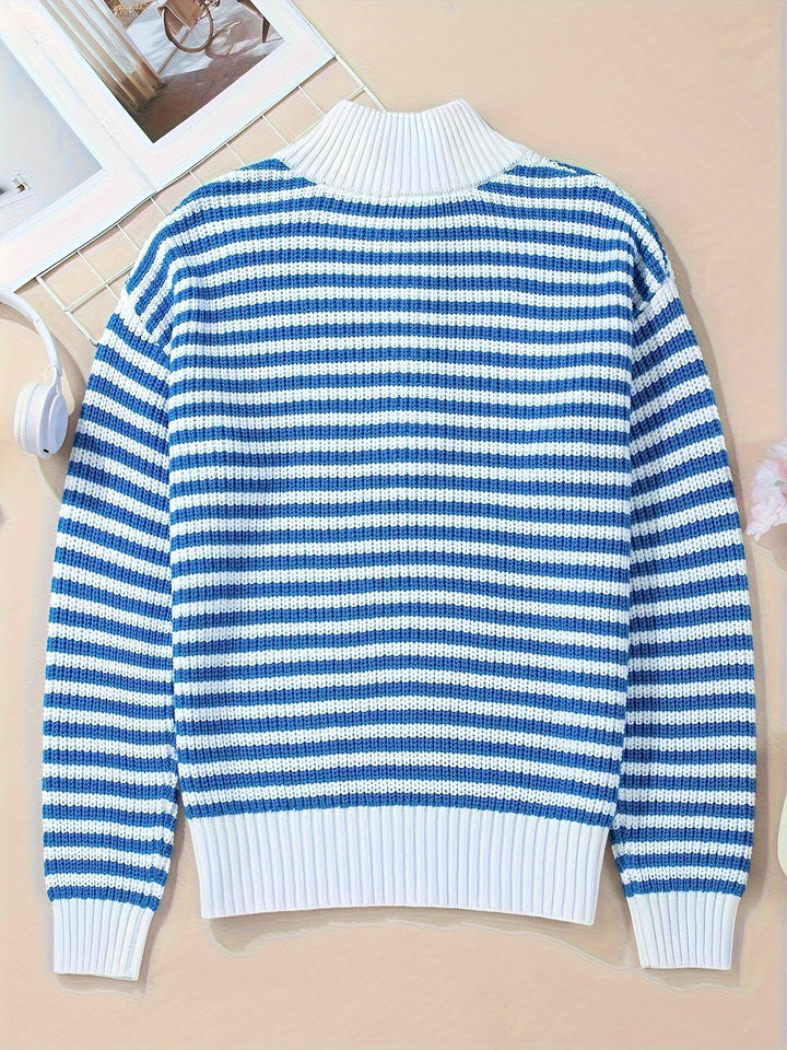 BELMONTE MILANO | Maglione con Zip a Righe
