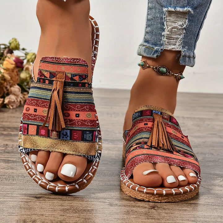 MARGARET | SANDALI BOHO CON NAPPINE