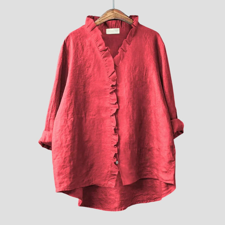 Sanela – Giacca-Camicia Oversize con Revers