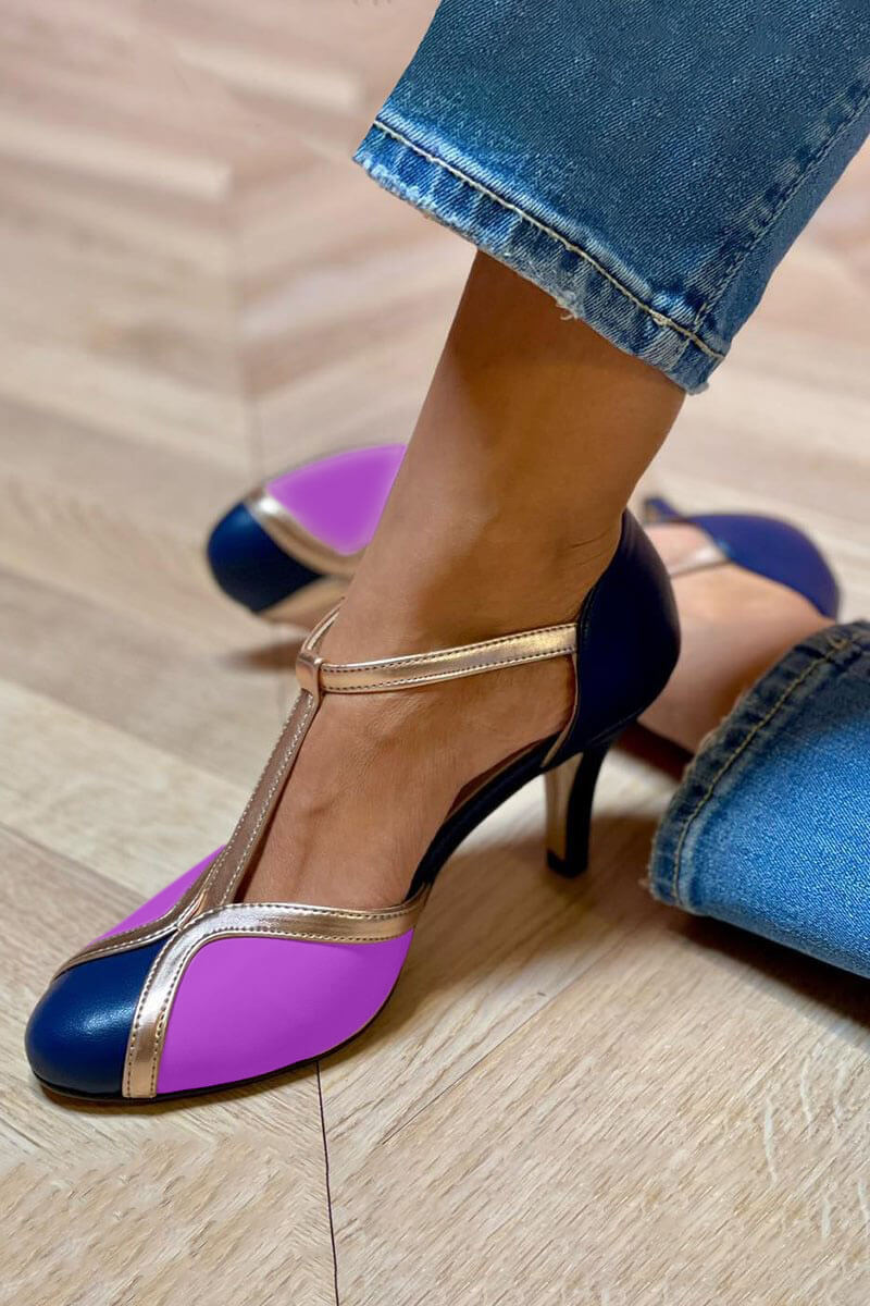 LUCIA | RETRÒ T-BAR HEELS