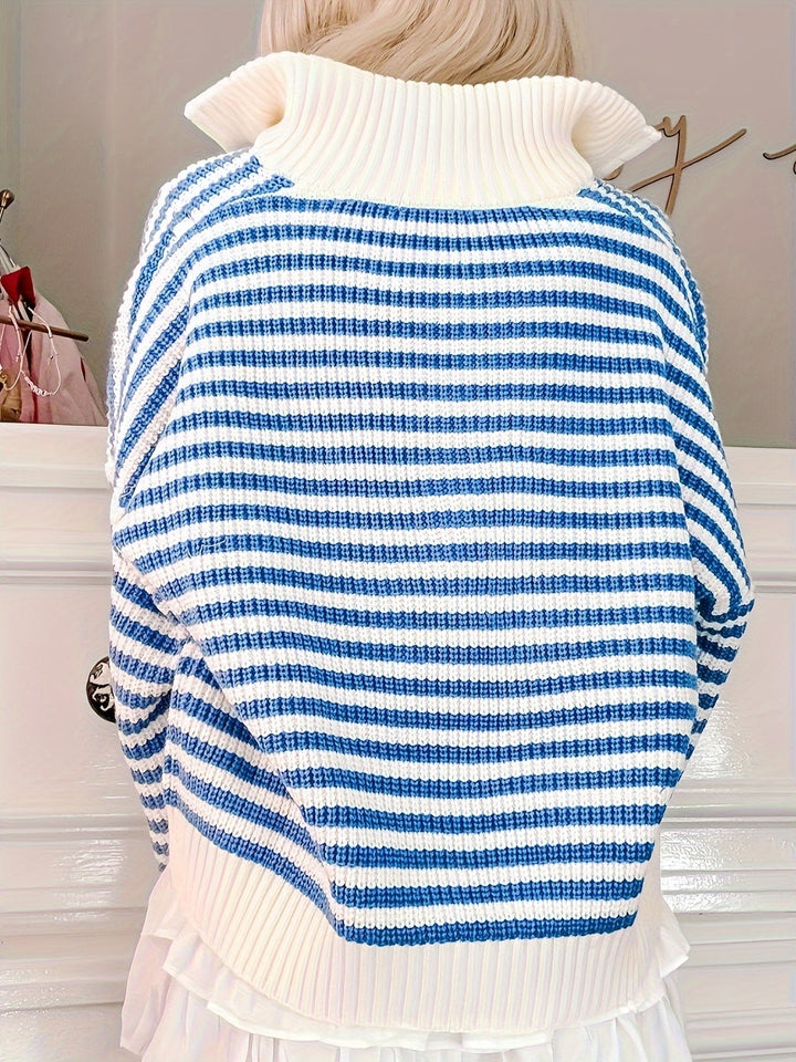 BELMONTE MILANO | Maglione con Zip a Righe