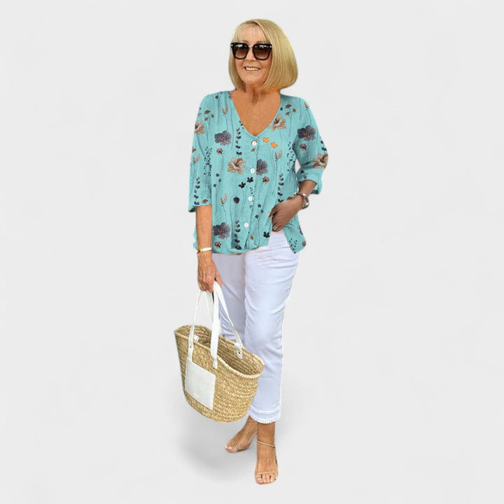 BELMONTE MILANO | BLOUSE CON BOTTONI BLOOM