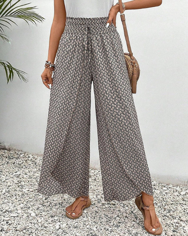 LUCIA | PANTALONI LARGHI ESTIVI STAMPATI