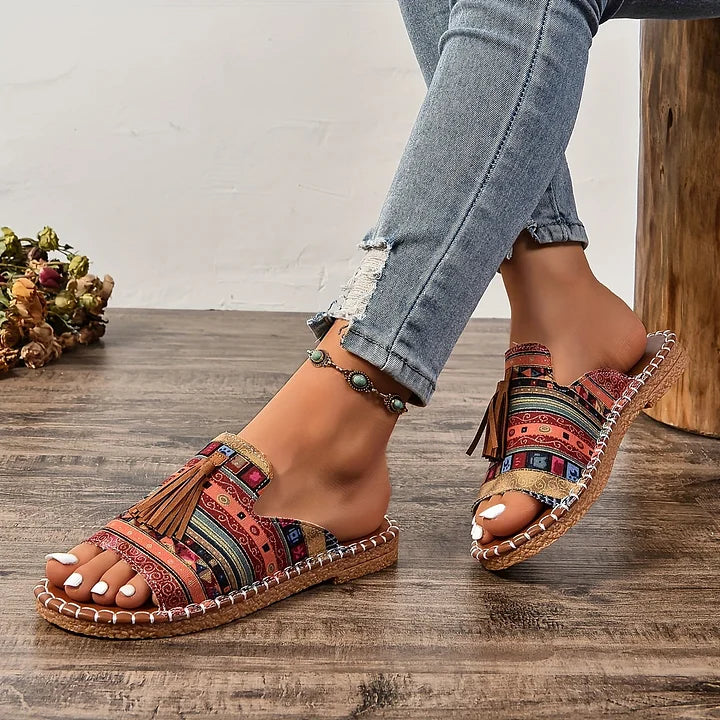 MARGARET | SANDALI BOHO CON NAPPINE