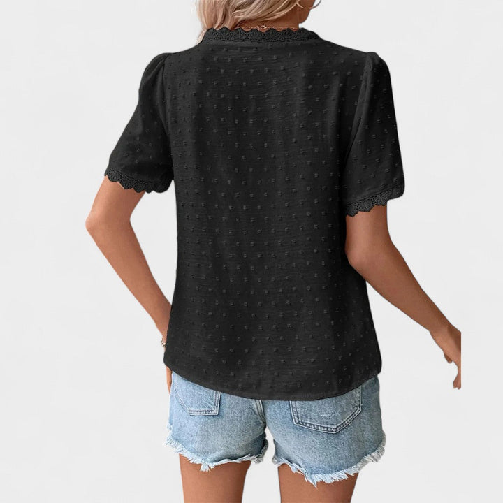 BELMONTE MILANO | BLUSA CON PIZZO