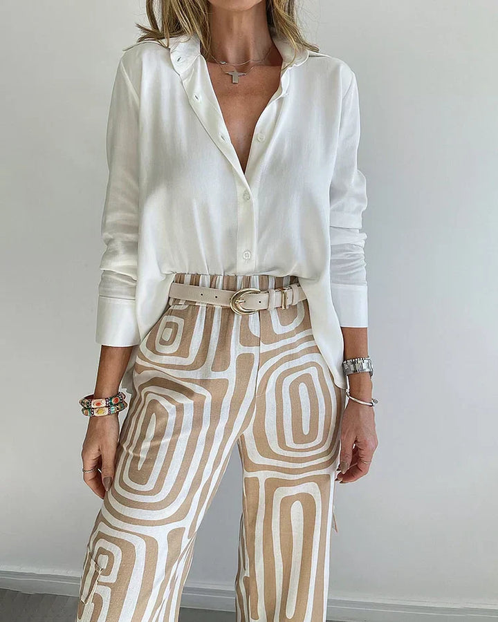 ISABELLA | PANTALONI PALAZZO STAMPATI
