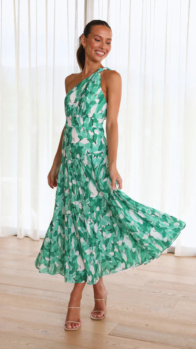 BIANCA | ABITO MIDI MONOSPALLA