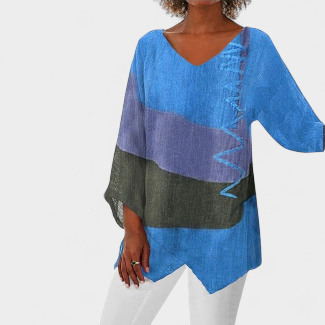 BELMONTE MILANO | BLUSA COLORBLOCK RILASSATA