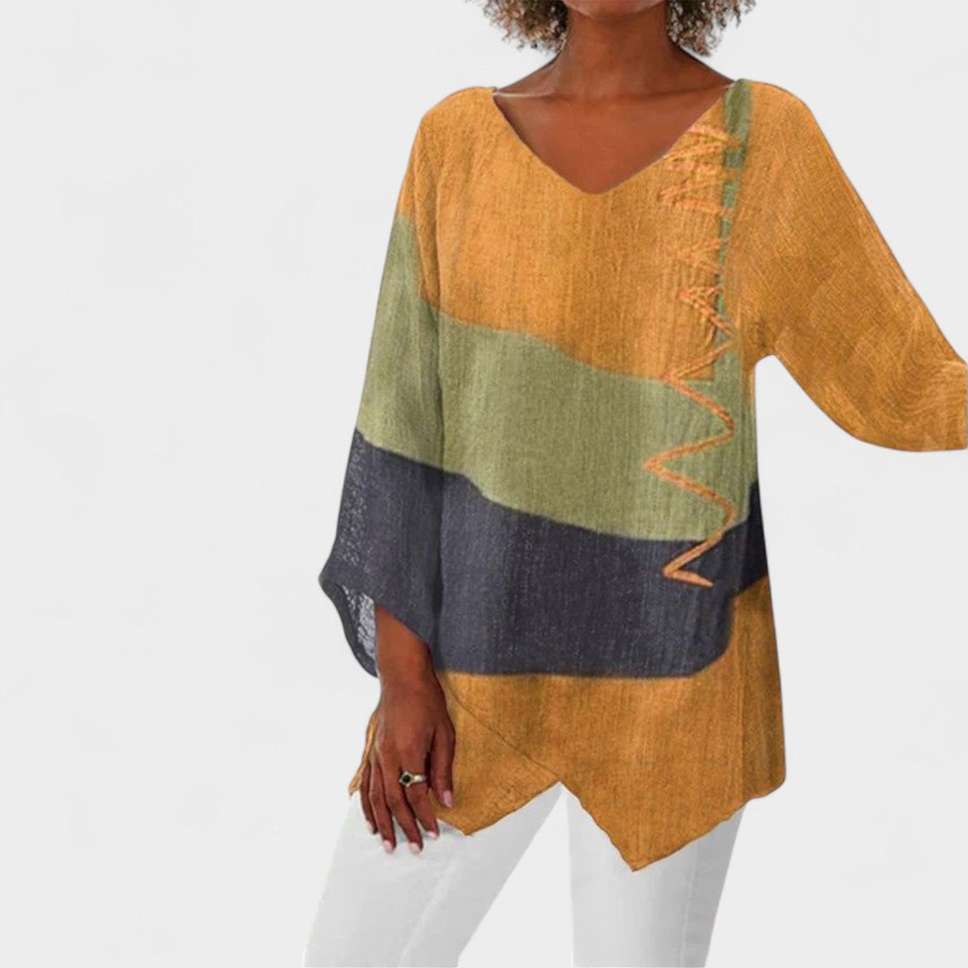 BELMONTE MILANO | BLUSA COLORBLOCK RILASSATA