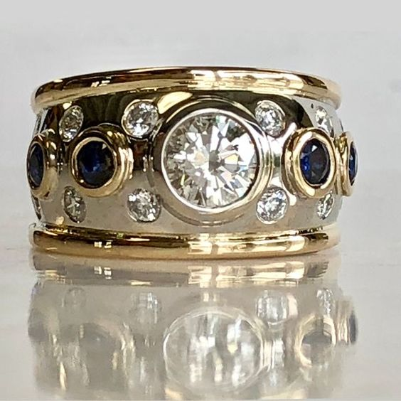 Anello in Zirconia Incastonato Oro Vintage