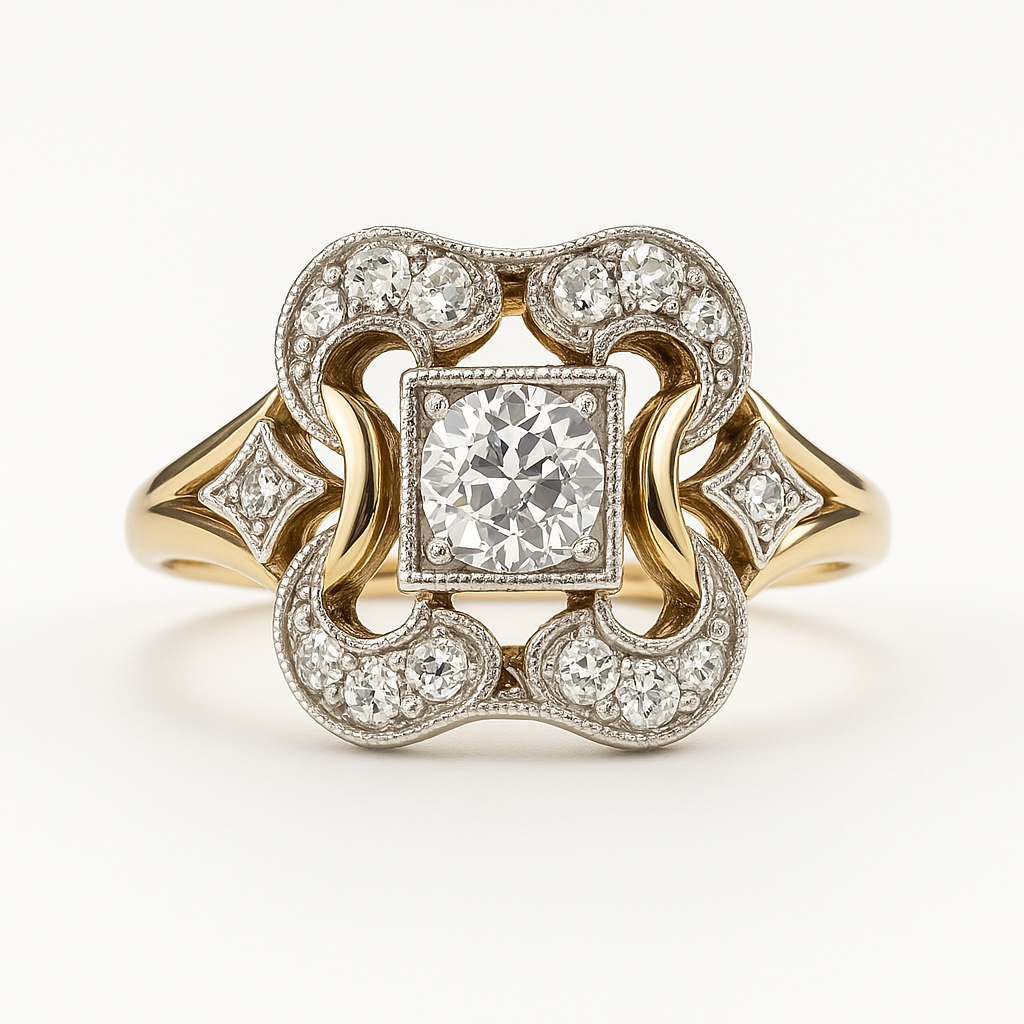 Anello in Zirconia Vintage