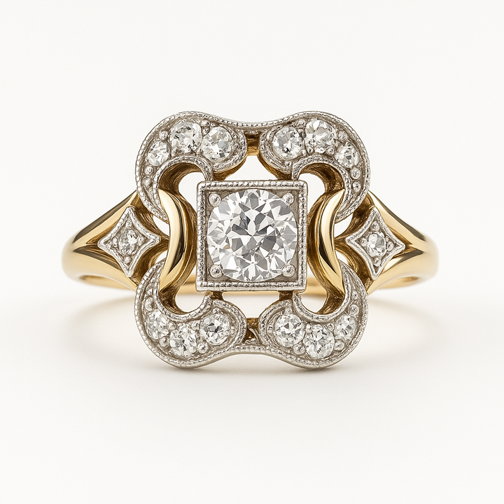 Anello in Zirconia Vintage