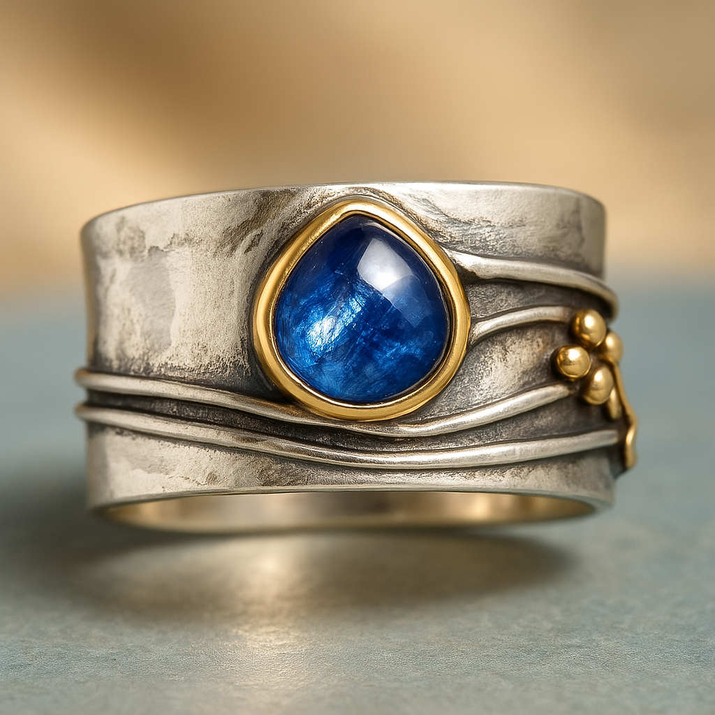 Anello da Meditazione in Gemma Bohemien