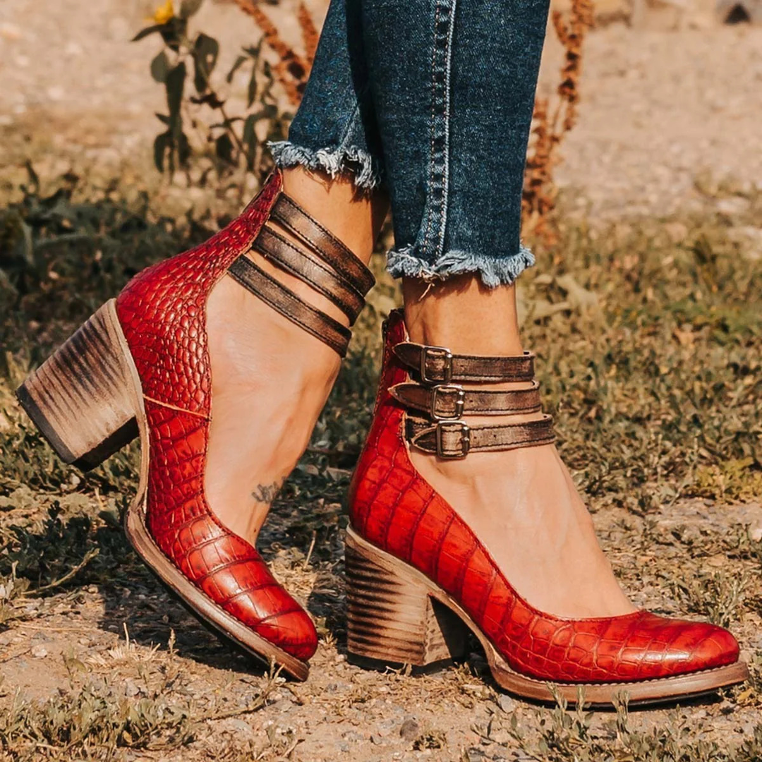GINEVRA | HEEL WITH STRAPS