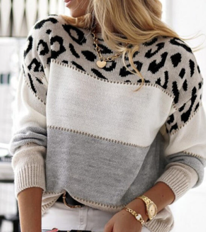 BELMONTE MILANO | Maglione con Stampa Leopardo