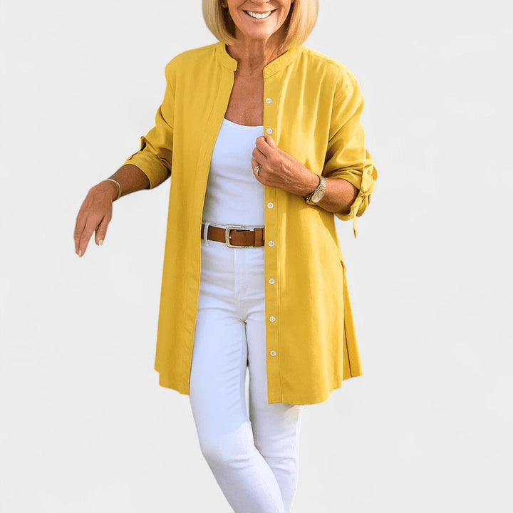 BELMONTE MILANO | BLUSA LUNGA CON PULSANTI