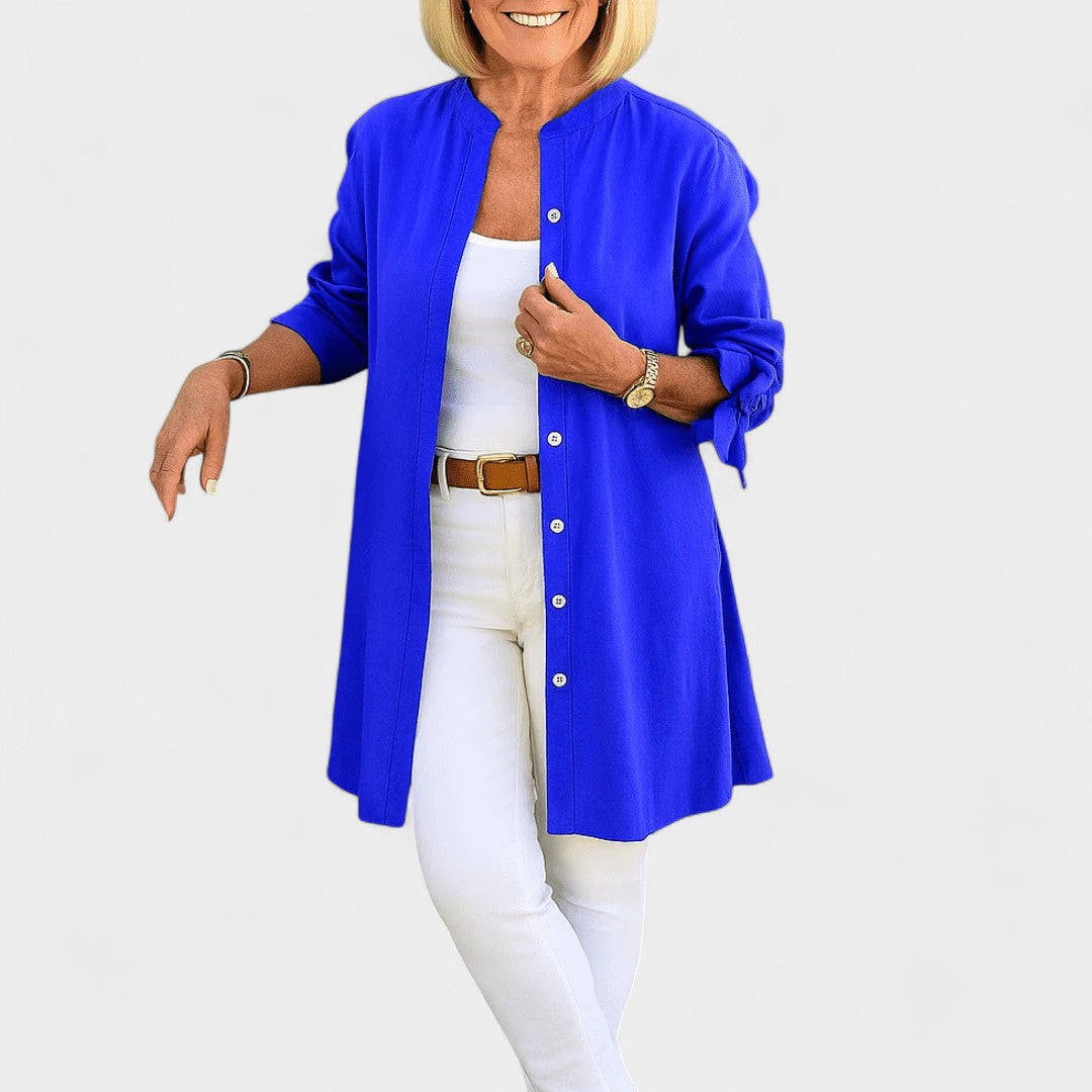 BELMONTE MILANO | BLUSA LUNGA CON PULSANTI