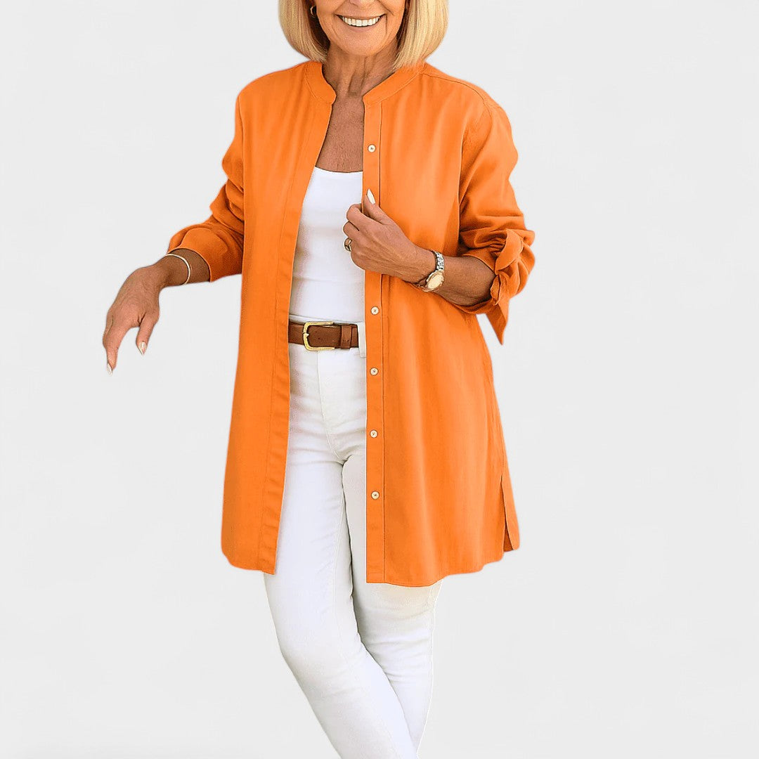 BELMONTE MILANO | BLUSA LUNGA CON PULSANTI