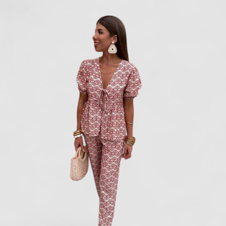 Noemí | Elegante ensemble estivo a due pezzi