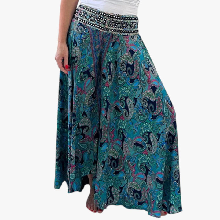 SERENA | GONNA LUNGA BOHO STAMPATA