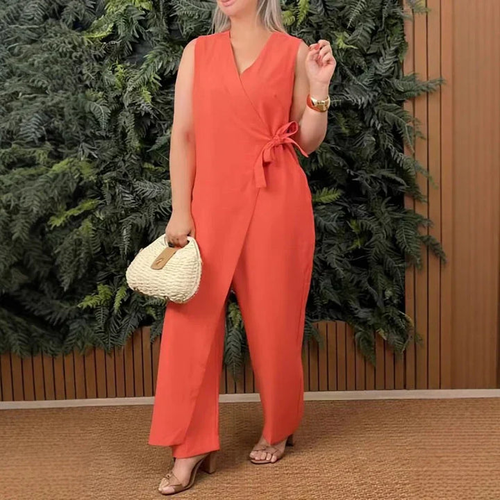 Lilianna | Stylish jumpsuit with a wrap design