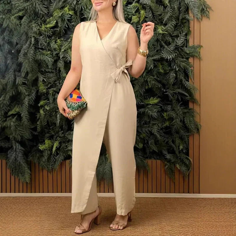 Lilianna | Stylish jumpsuit with a wrap design